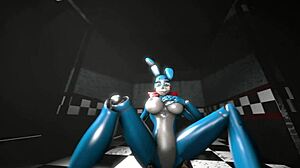 Bunnie Rides Cock in Anal Sex with Toys