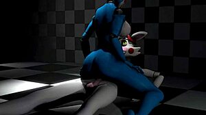 Bunnie Rides Cock in Anal Sex with Toys