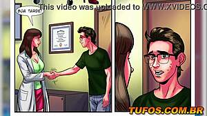 Nerd fucks doctor and secretary together? Epic!