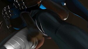 Bunnie Rides Cock in Anal Sex with Toys