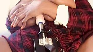 big titty slut fucked by machine