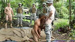 american boy in jungle gay fun 😏