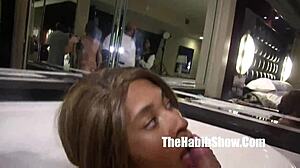 Petite Freak Summerknight's Pussy Banged in Ghetto Fuckfest by Mexicans