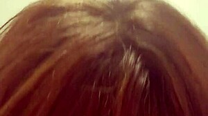 I'm sucking my boyfriend's dick while his friend watches with big tits.