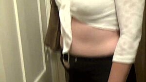 The Alluring Cock Slut In Apartment Two Swallows Deep