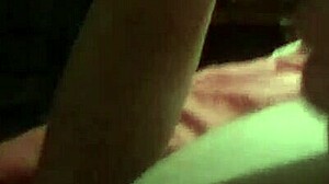 Amateur big tit teen 18+ performs blowjob and receives cum in mouth