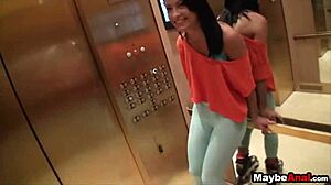 hot amateur skinny teen 18+ gets fucked in ass on balcony by kelly diamond