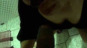 Latina milf gets pussy licked and blowjob after office