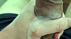 The naughty twink cums hard in homemade fun.