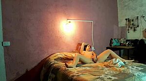 i'm watching this spanish milf masturbate homemade with cum