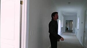 Stepdaughter sneaks in to ride a thick cock.