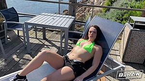 Bjraw sophia burns has a talented throat