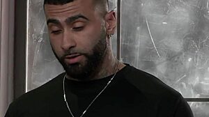 Muscular bodybuilder fucked with monster cock and blowjob