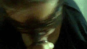 Latina milf gets pussy licked and blowjob after office