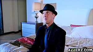 Suggestive POV Blowjob and Facial with Big Tits Pornstar Abigail Mac