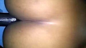 fucking my ebony girl doggystyle with her big tits bouncing