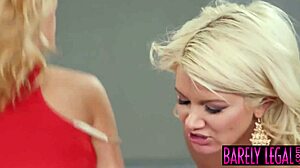 Ung 18+ Haley Reed bliver domineret af ældre par