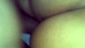 fucking my ebony girl doggystyle with her big tits bouncing