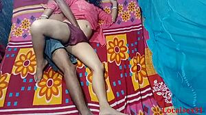 Pink Clower Kurta Bhabi Gets Hardcore Fucking in Bangladeshi Webcam Session by Localsex31