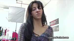Long-Legged Latina Amateur Fucks on Casting Couch
