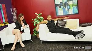 i pounded big booty sara jay's pussy and gave her a hot facial