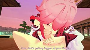 Videli ste už Yae Miko v POV akcii na Genshin Impact zadarmo?