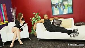 i pounded big booty sara jay's pussy and gave her a hot facial