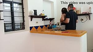 Building security enters my house, i can't contain the urge and he lets me fuck him hard. 😈