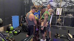 did fernanda chocolate fuck four guys in gym?