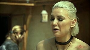 april olsen and kenzie taylor cheating with wet oral in close-up