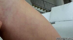 Redhead teen girl fighting for affection in this taboo threesome?