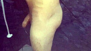 I enjoy a relaxing bath after masturbating alone as a tattooed teen