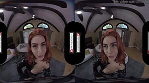 Black Widow Rides Monster Cock