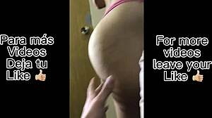 I convinced Gina to film while I fucked her shaved pussy and she danced.