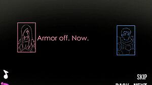 Katarina Performs Titty Fuck on Derpixon in Hentai Anime Style