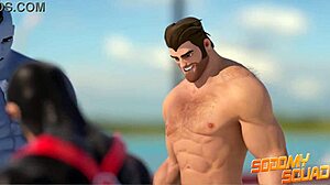 SodomySquad Gay Heroes in Wild Super Group Suck & Fuck Action