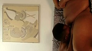 Roxy BBW chupa polla gorda con coño rapado en hardcore