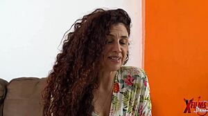 Colombian MILF Shows Oral Skills in Porno Casting Interview