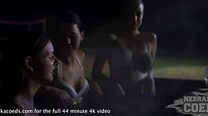 hey, lucia and rebeka ruby are sucking dick at the party