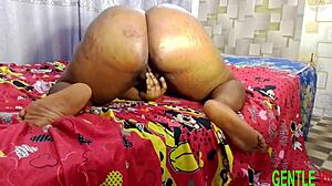 She Was Caught Masturbating by Her New Tenant and Got Hot Hardcore Sex