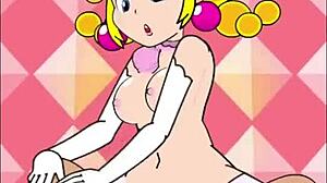 anime girl rides cock in cowgirl!