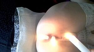 Extreme Candle Punishment In Pussy And Ass 😱