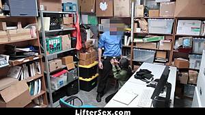 Suspect caught shoplifting at work