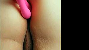 exploring homemade sensations with a dildo in a subtle way