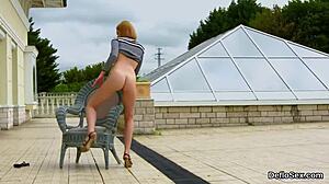 watch this seductive chick finger her wet pussy until she climaxes?