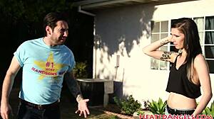 Goth Babe Sucks Huge Cock Then Fucks It Deep