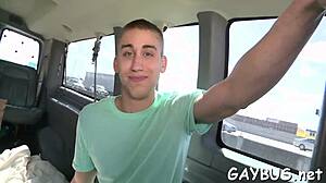 Rough Gay Blowjob with Intense Sucking and Cock Fucking