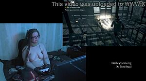 Why is Alan Wake naked in this playthrough?