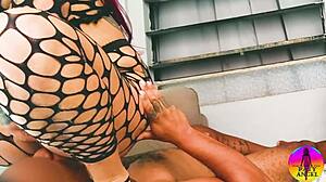 country friend gets facial in trailer