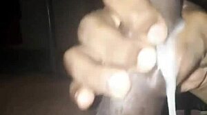 i'm masturbating my cock at midnight in this homemade video